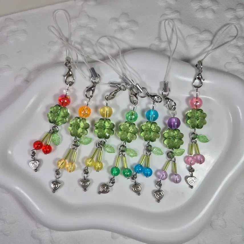 [SOLD OUT] 행운체리키링 비즈키링