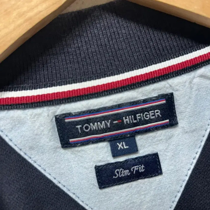 [BUNJANG] Tommy Hilfiger Black Polo Shirt XL / 타미힐피거 블랙 반팔 폴로티 XL