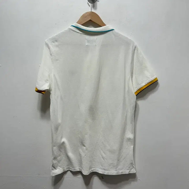 [BUNJANG] FUBU White Collar Short Sleeve T-shirt / 후부 FUBU 화이트 카라 반팔티 100