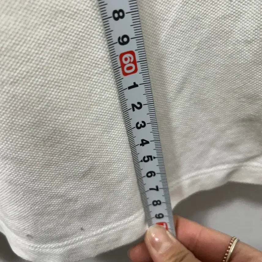 [BUNJANG] FUBU White Collar Short Sleeve T-shirt / 후부 FUBU 화이트 카라 반팔티 100