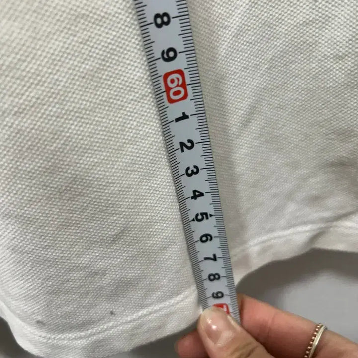 [BUNJANG] FUBU White Collar Short Sleeve T-shirt / 후부 FUBU 화이트 카라 반팔티 100