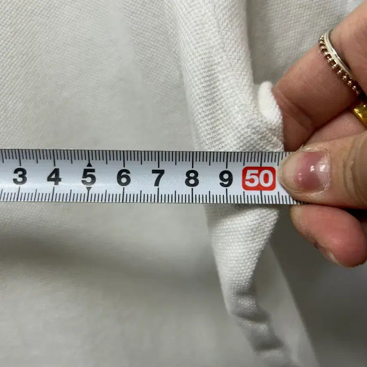 [BUNJANG] FUBU White Collar Short Sleeve T-shirt / 후부 FUBU 화이트 카라 반팔티 100