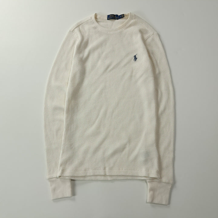 [SOLD OUT] CK244 S 폴로 와플 아이보리 티셔츠