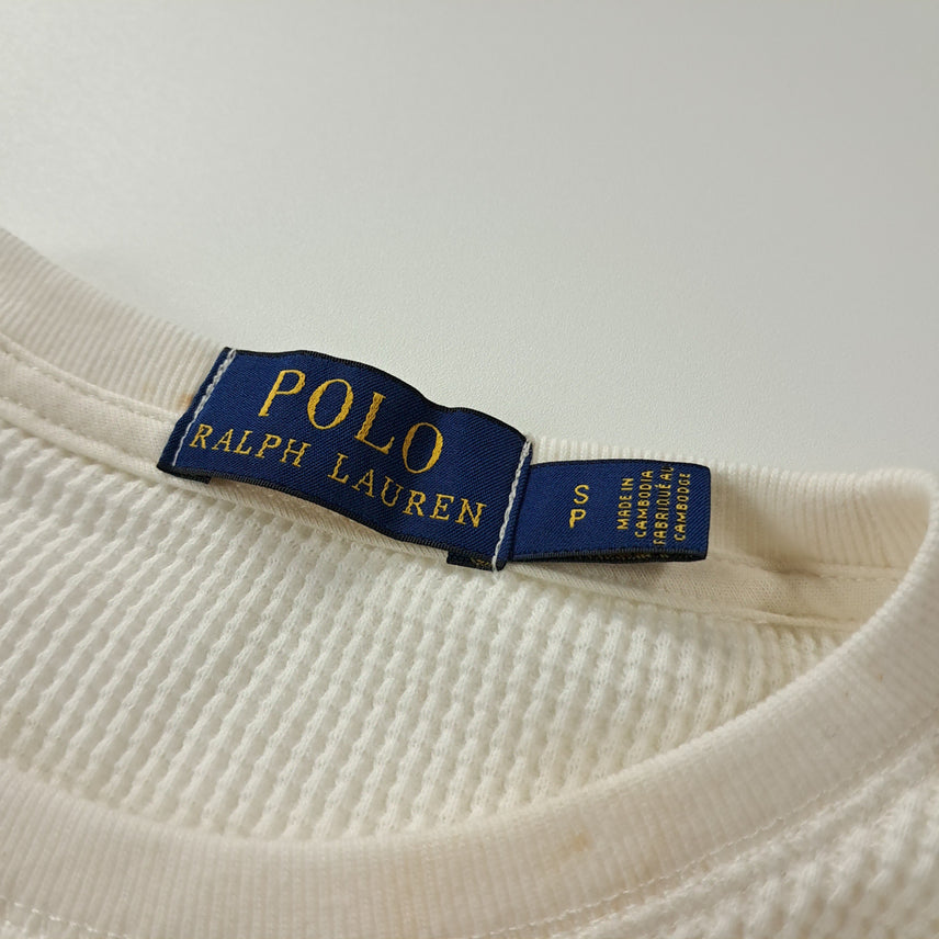 [SOLD OUT] CK244 S 폴로 와플 아이보리 티셔츠