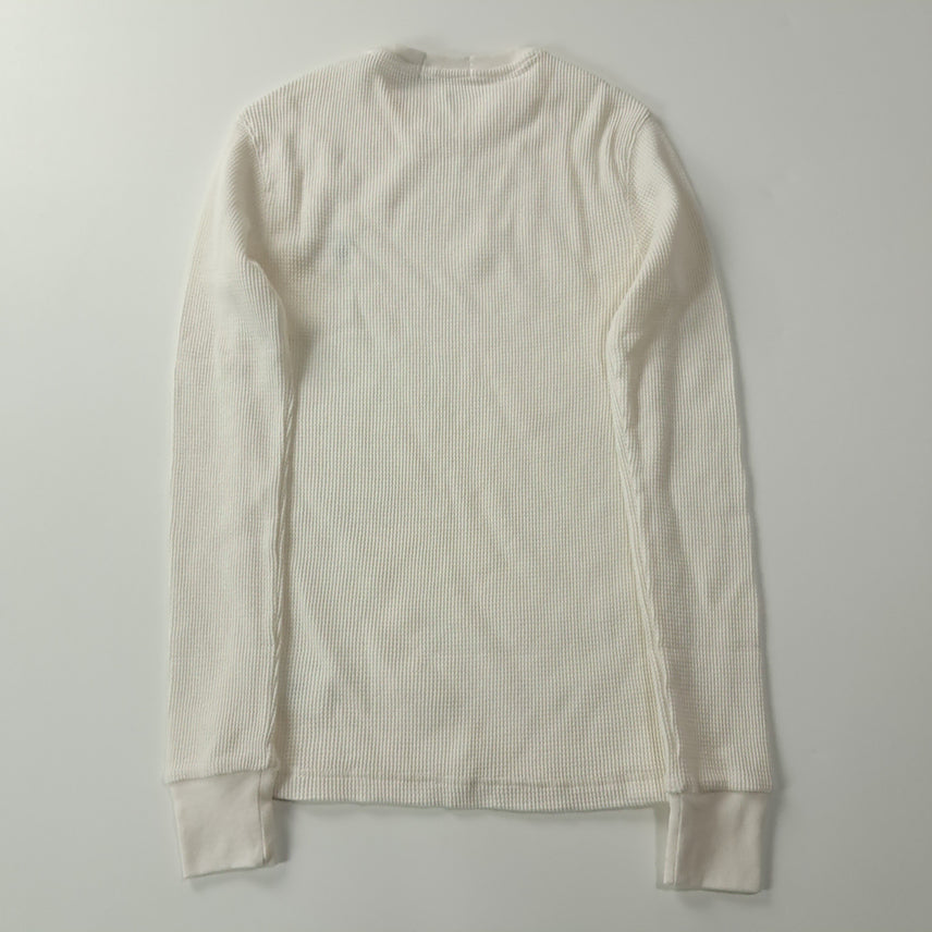 [SOLD OUT] CK244 S 폴로 와플 아이보리 티셔츠