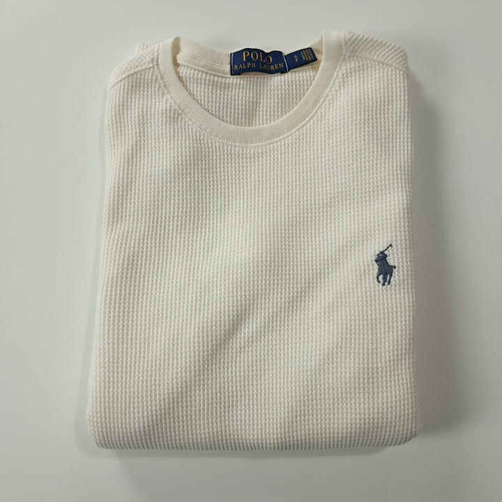 [SOLD OUT] CK244 S 폴로 와플 아이보리 티셔츠