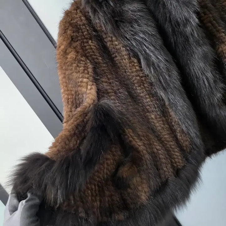 [BUNJANG] Fox Trimmed Mink Jacket / 폭스카라 밍크자켓