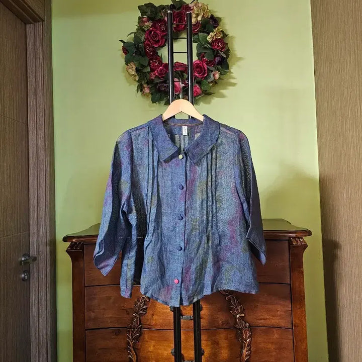 [BUNJANG] Natural Dyed Ramie 100% Jacket / 천연염색 모시 100% 자켓