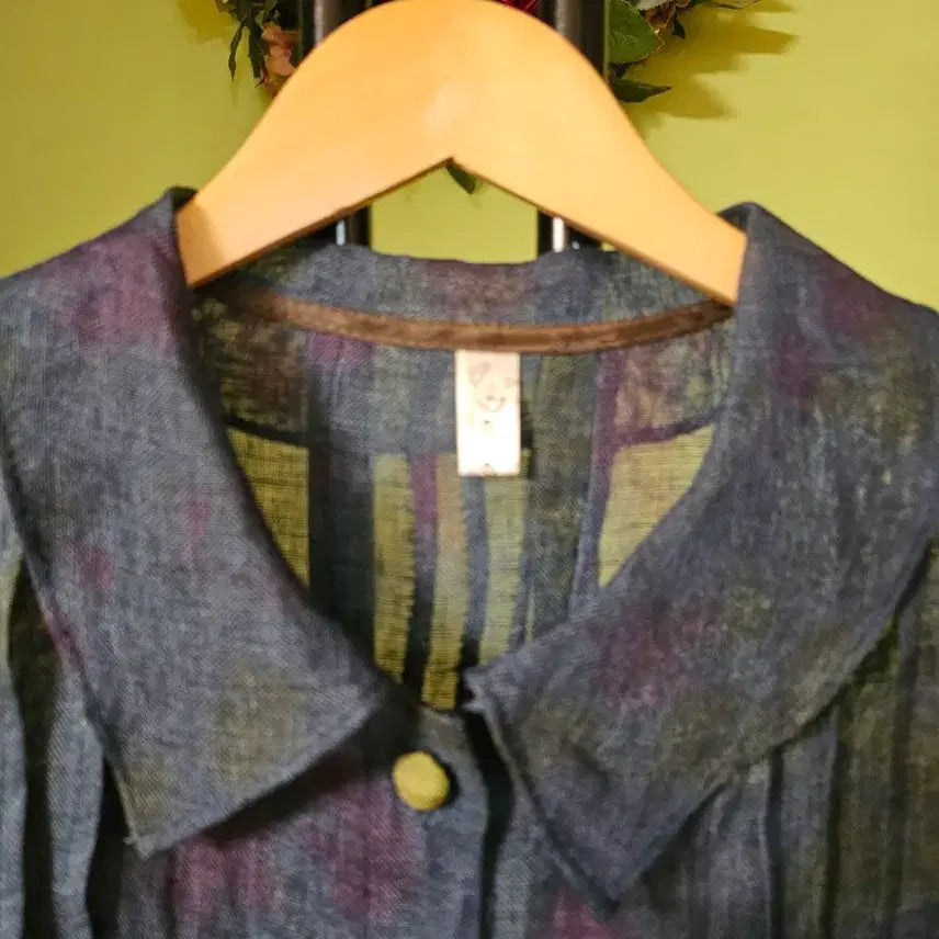 [BUNJANG] Natural Dyed Ramie 100% Jacket / 천연염색 모시 100% 자켓
