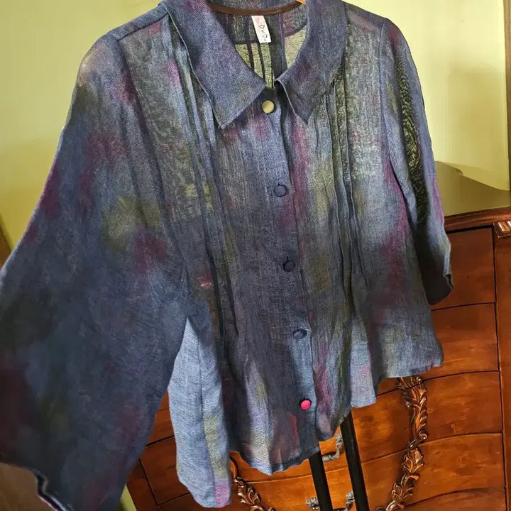[BUNJANG] Natural Dyed Ramie 100% Jacket / 천연염색 모시 100% 자켓