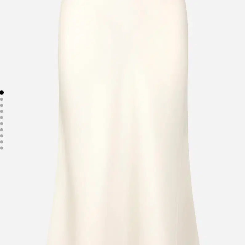 [BUNJANG] Mevei Color Skirt Cream Long Skirt / 메비 메르시비앙 칼라스커트 크림 롱3
