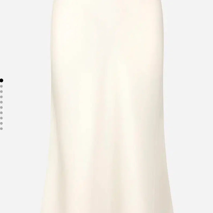 [BUNJANG] Mevei Color Skirt Cream Long Skirt / 메비 메르시비앙 칼라스커트 크림 롱3