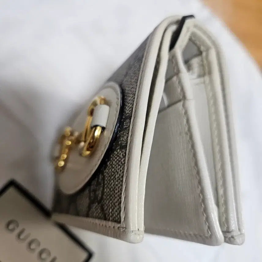 [BUNJANG] Gucci Horsebit GG Supreme Bifold Wallet / 구찌 홀스빗 반지갑 GG 수프림 카드지갑 모델 번호 621887