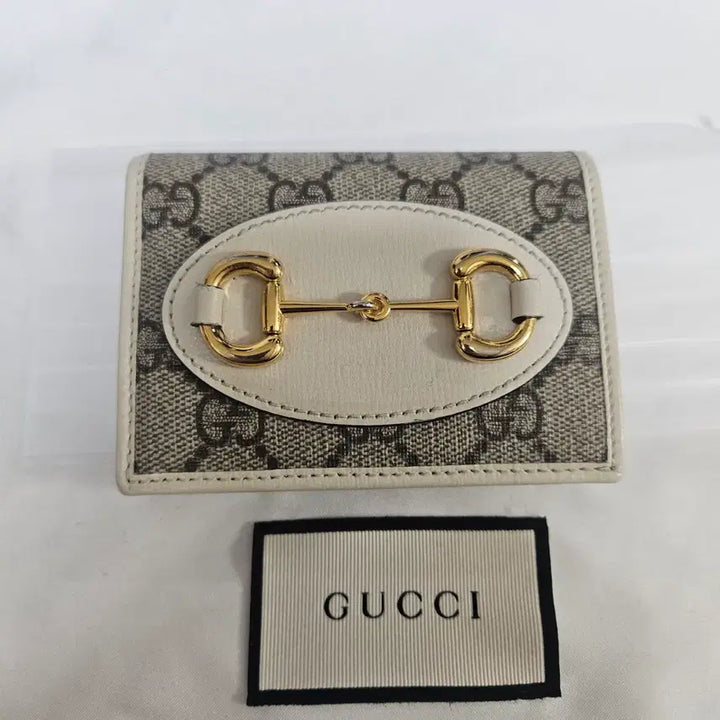 [BUNJANG] Gucci Horsebit GG Supreme Bifold Wallet / 구찌 홀스빗 반지갑 GG 수프림 카드지갑 모델 번호 621887