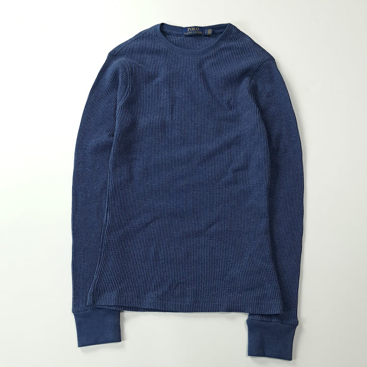 [SOLD OUT] CK246 S 폴로 와플 아쿠아블루 티셔츠