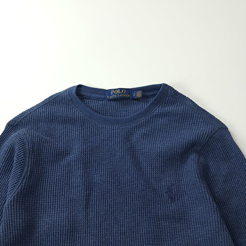 [SOLD OUT] CK246 S 폴로 와플 아쿠아블루 티셔츠