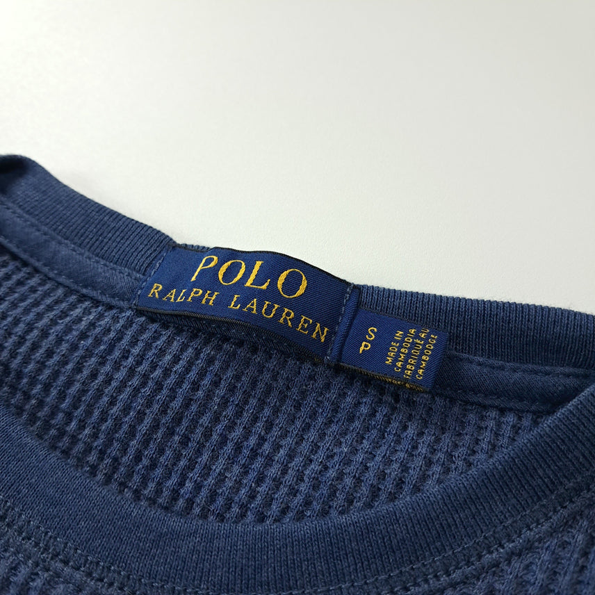 [SOLD OUT] CK246 S 폴로 와플 아쿠아블루 티셔츠
