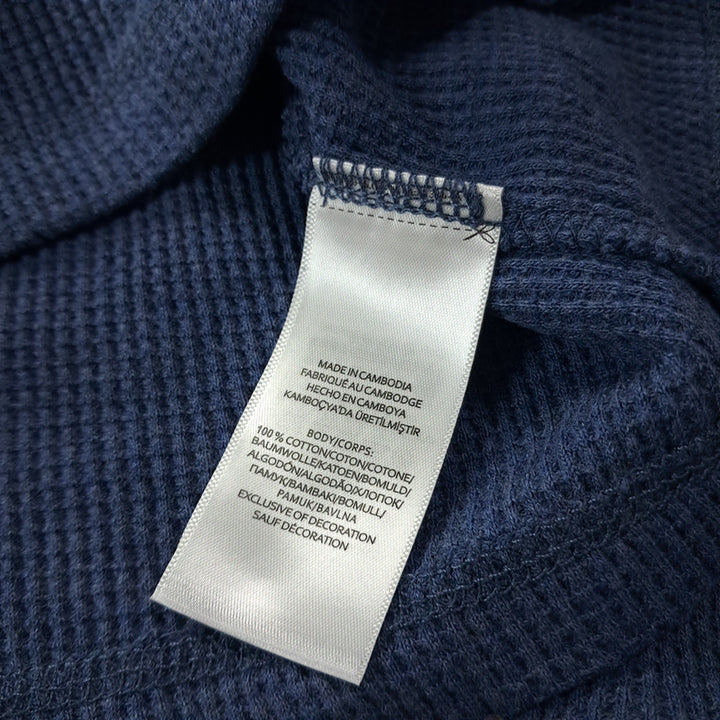 [SOLD OUT] CK246 S 폴로 와플 아쿠아블루 티셔츠