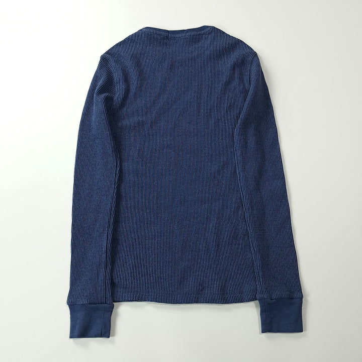 [SOLD OUT] CK246 S 폴로 와플 아쿠아블루 티셔츠