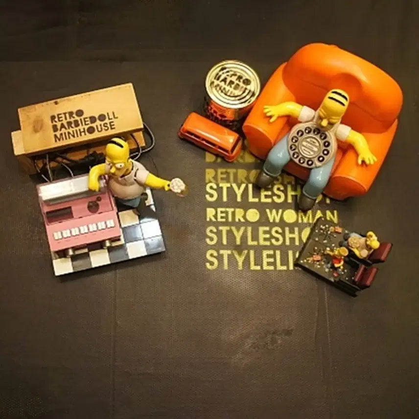 [BUNJANG] Simpsons Homer Simpson Jukebox Radio Toy Figure / 호머심슨라디오 쥬크박스 심슨소품토이빈티지호머심슨피규어 토이인형고전완구UU