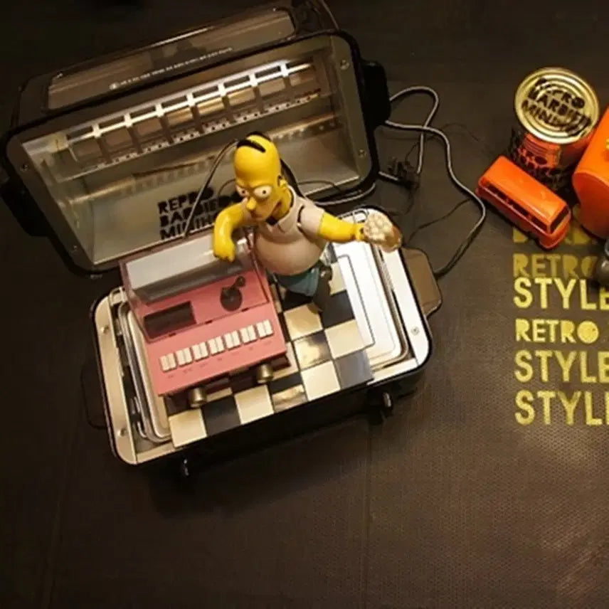 [BUNJANG] Simpsons Homer Simpson Jukebox Radio Toy Figure / 호머심슨라디오 쥬크박스 심슨소품토이빈티지호머심슨피규어 토이인형고전완구UU