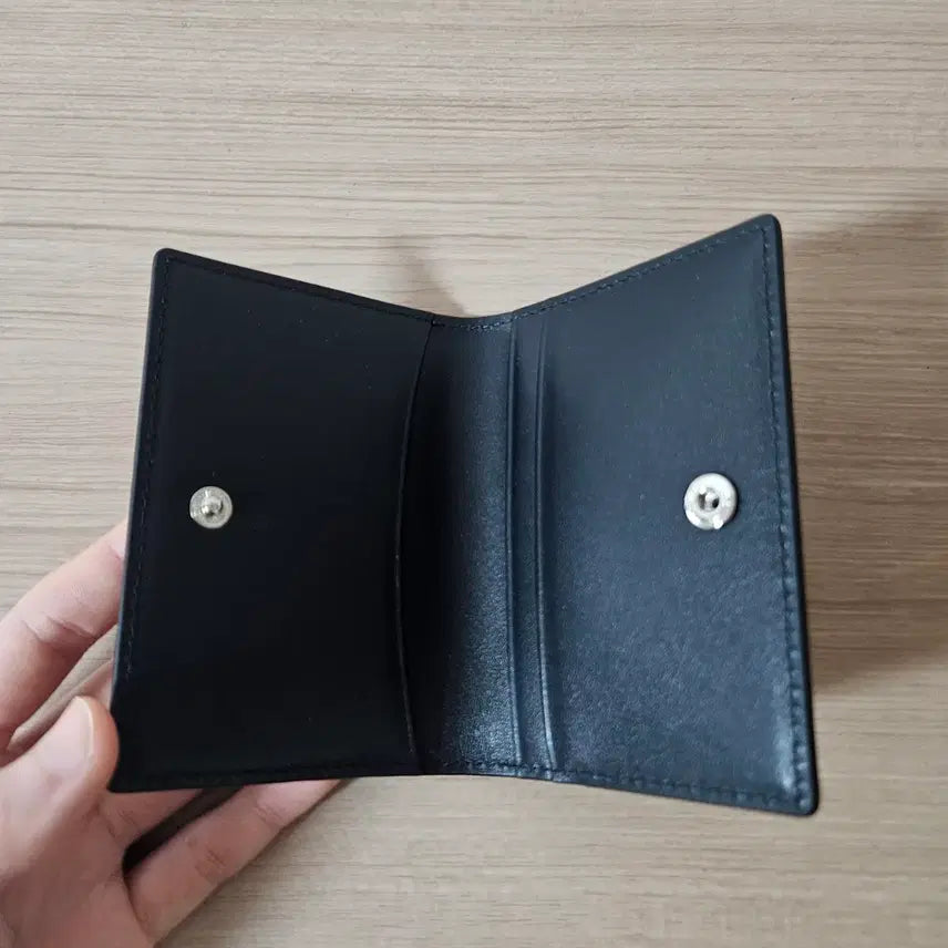 [BUNJANG] SELSOP Black Leather Card Wallet / [미사용/새상품] 셀솝(SELSOP) 심플 블랙 가죽 카드지갑