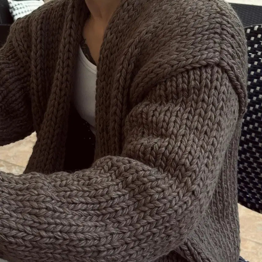 [BUNJANG] Sense Era Handmade Heavy Cardigan Knit M / 센스에라 핸드메이드 헤비 가디건 니트 M