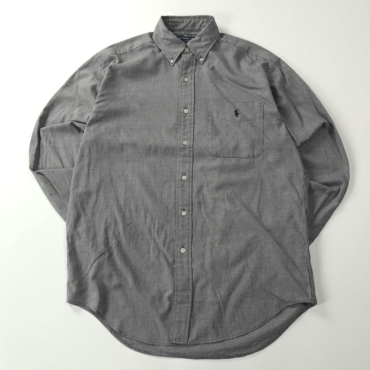 [SOLD OUT] CK249 S 폴로 90s 미국판 마이크로 하운드투스 셔츠 남방