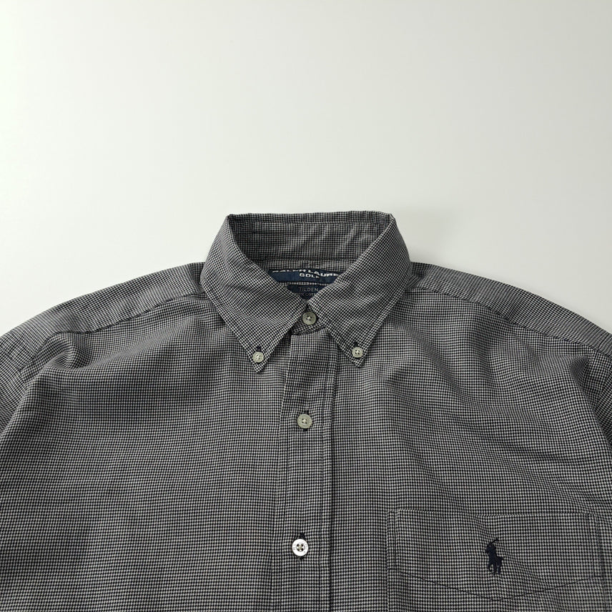 [SOLD OUT] CK249 S 폴로 90s 미국판 마이크로 하운드투스 셔츠 남방