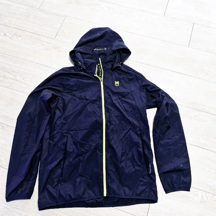 [BUNJANG] M LIMITED Navy Windbreaker Jacket / M LIMITED 네이비 바람막이 자켓