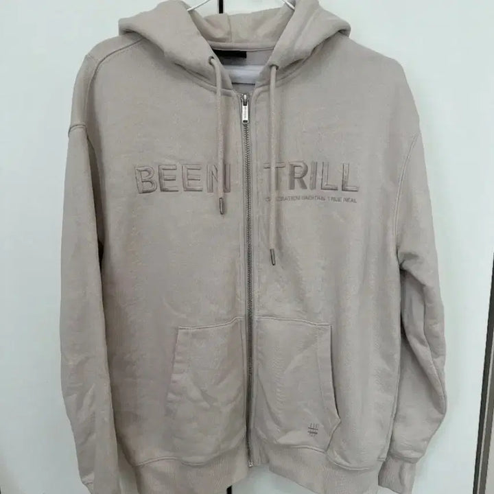 [BUNJANG] Vintrill Beige Hoodie Zip-up (S Size) / 빈트릴 후드집업 베이지 남여공용 (S사이즈) 폴로