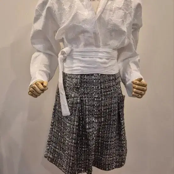 [BUNJANG] IRO Jacquard White Wrap Jacket / 이로  36  쟈가드  화이트 랩자켓  새상품