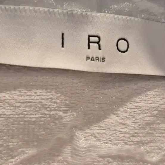 [BUNJANG] IRO Jacquard White Wrap Jacket / 이로  36  쟈가드  화이트 랩자켓  새상품