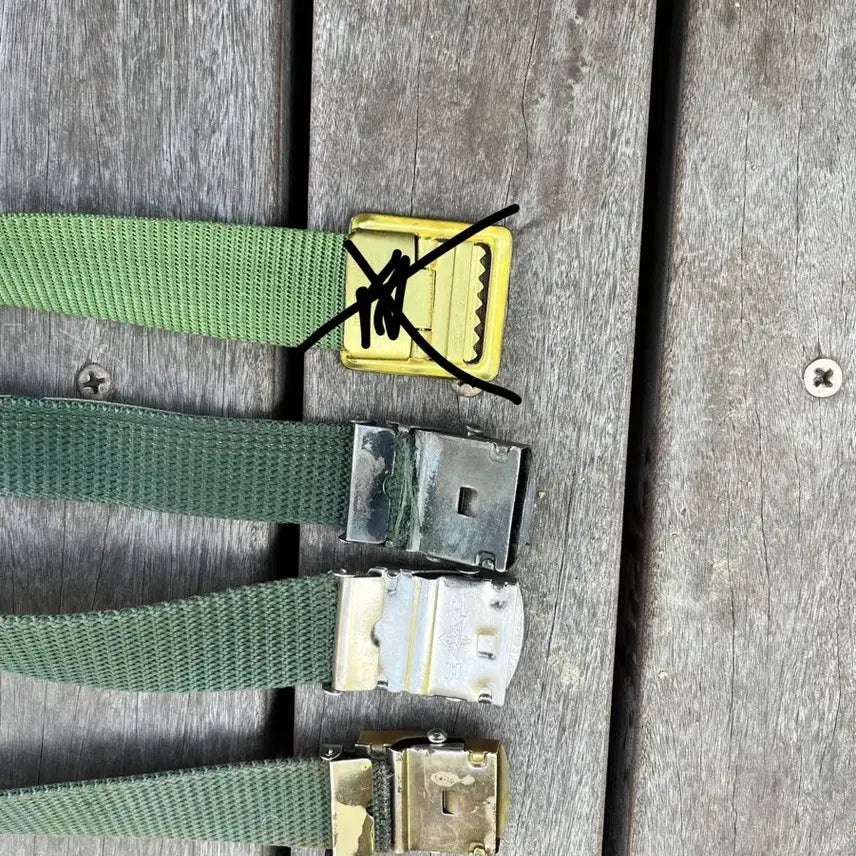 [BUNJANG] Vintage Military Belt / 군용 벨트 판매(옛날거)