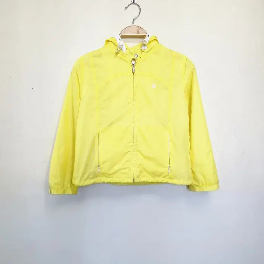 [BUNJANG] Beanpole Kids Lemon Yellow Windbreaker Size 65 (Approx. 100 / 3-4 Years Old) / 빈폴 키즈 레몬 옐로우 바람막이 65 (100 전후 / 3~4세)
