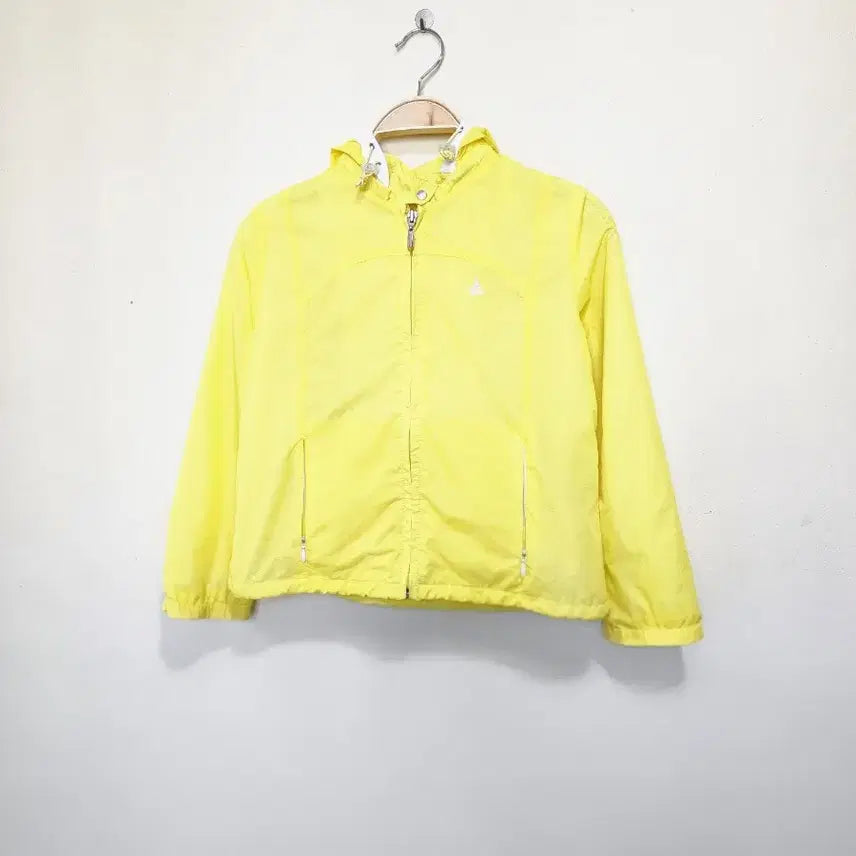 [BUNJANG] Beanpole Kids Lemon Yellow Windbreaker Size 65 (Approx. 100 / 3-4 Years Old) / 빈폴 키즈 레몬 옐로우 바람막이 65 (100 전후 / 3~4세)