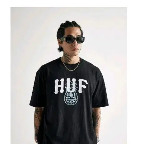 [SOLD OUT] HUF 허프 블랙 반팔 티셔츠L