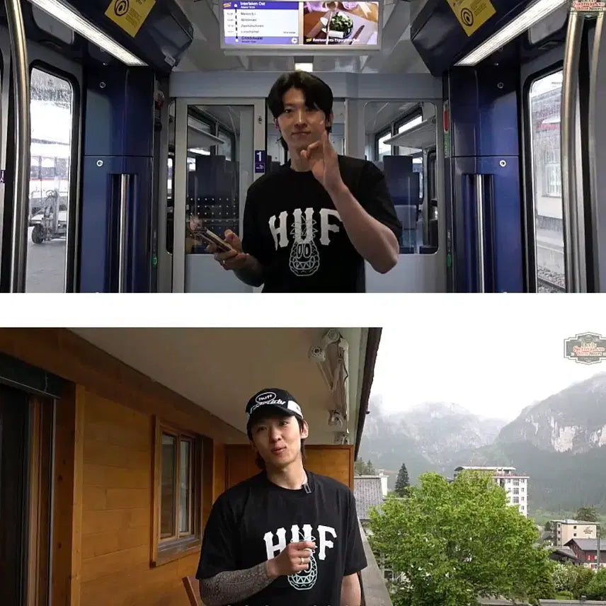[SOLD OUT] HUF 허프 블랙 반팔 티셔츠L
