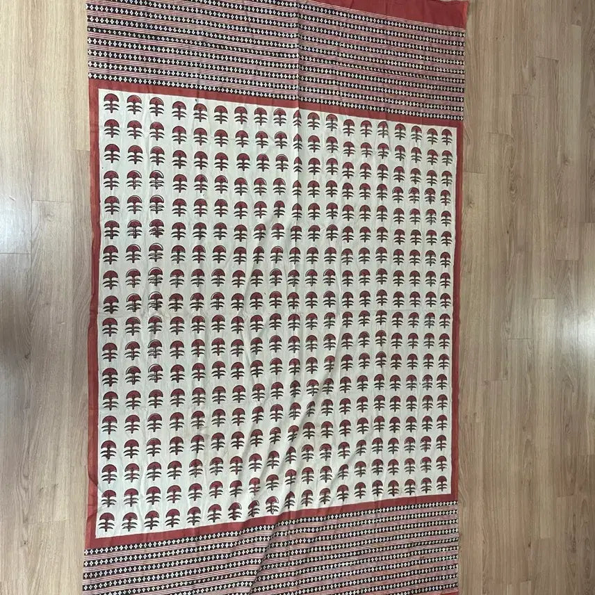 [BUNJANG] Indian Hand Block Printed Scarf / 인도원단 핸드블럭 프린팅 스카프(새상품)