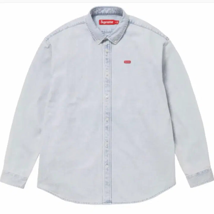 [BUNJANG] Supreme Small Box Shirt Washed Denim - 24FW XL / 슈프림 스몰 박스 셔츠 워시드 데님 - 24FW XL 사이즈