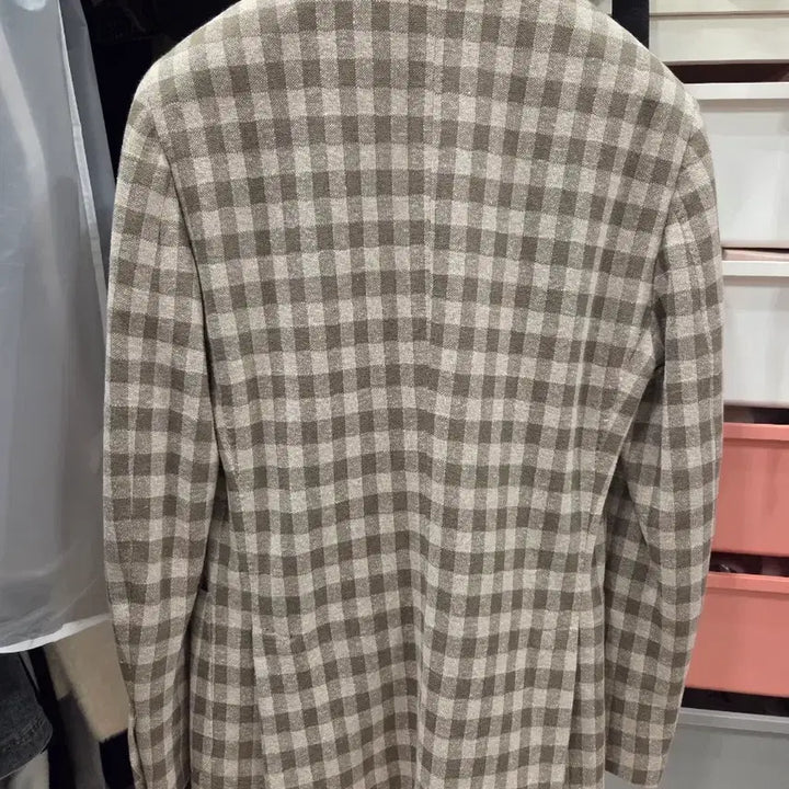 [BUNJANG] Lardini Gingham Check Blazer 46 / 라르디니 Lardini 깅엄체크 패턴 블레이저 46
