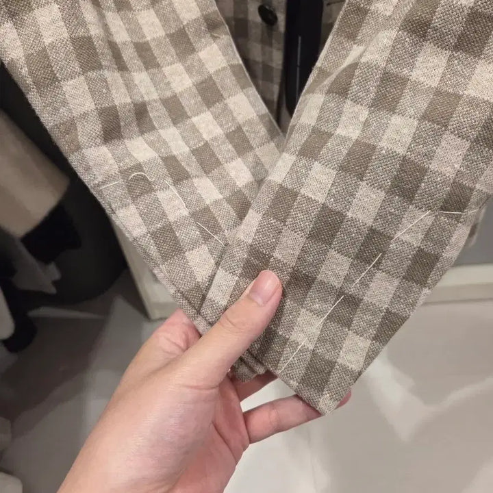 [BUNJANG] Lardini Gingham Check Blazer 46 / 라르디니 Lardini 깅엄체크 패턴 블레이저 46