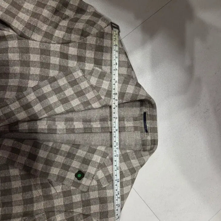 [BUNJANG] Lardini Gingham Check Blazer 46 / 라르디니 Lardini 깅엄체크 패턴 블레이저 46