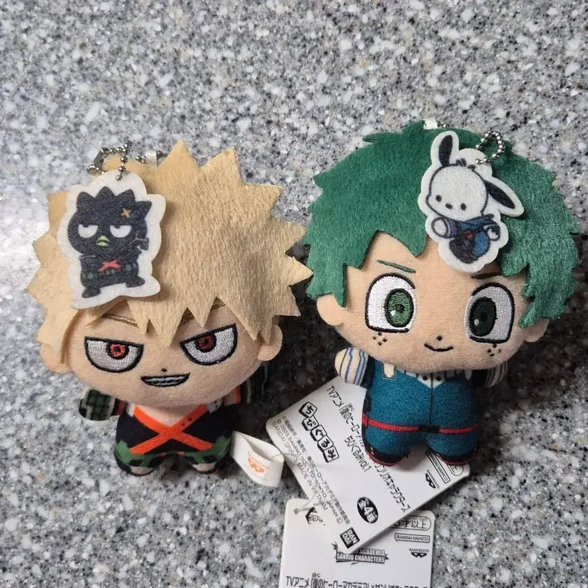 [BUNJANG] My Hero Academia x Sanrio Collaboration Plush Bundle Set / 나히아 산리오 누이 일괄 판매 바쿠고 미도리야 나의 히어로 아카데미아