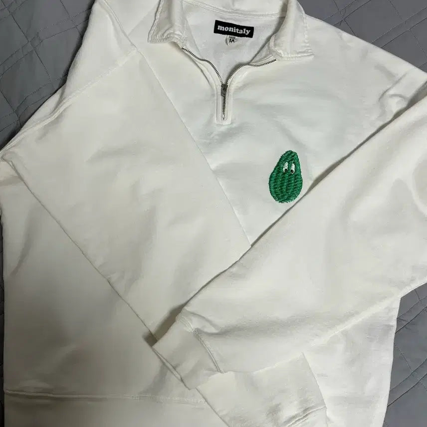 [BUNJANG] Monitali Avocado Embroidered Sweatshirt / 모니탈리 아보카도 스웻