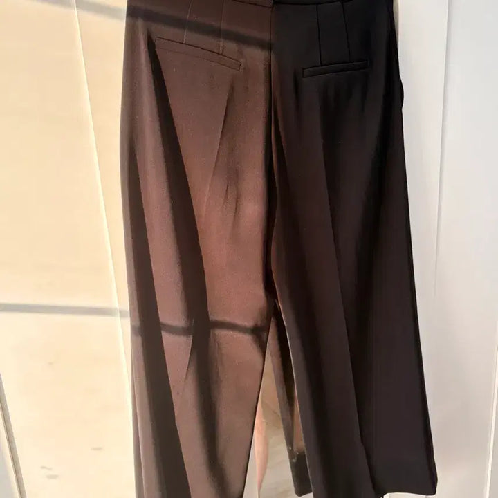 [SOLD OUT] 타임 블랙 와이드 슬랙스 팬츠 / 블랙 64-94 바지