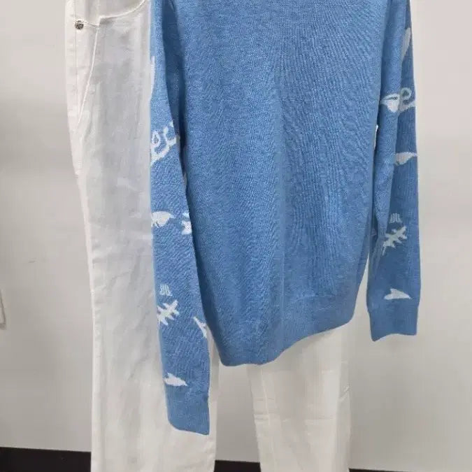 [SOLD OUT] (@땡처리)랑방 스웨터 블루색 F(~100)