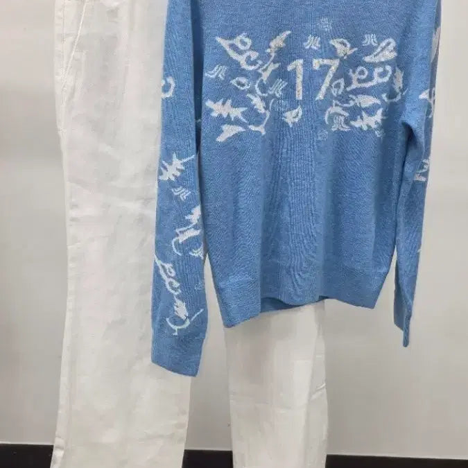 [SOLD OUT] (@땡처리)랑방 스웨터 블루색 F(~100)