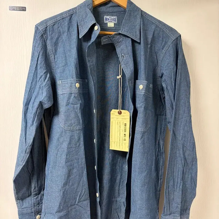 [SOLD OUT] 브론슨 논스탁 샴브레이 셔츠 L 판매