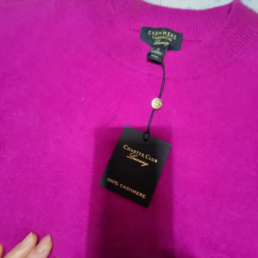 [BUNJANG] Chartterclub Cashmere 100% Knit Sweater / 챠터클럽 캐시미어 100% 니트